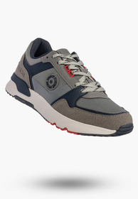 Sneakersy Męskie BIG STAR Ekoskóra Buty Sportowe Casual Granatowe TT174030
