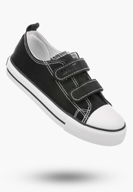 Trampki Dziecięce BIG STAR Czarne Buty na rzepy OO374008