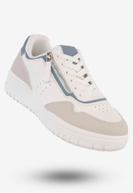 Sneakersy Damskie Ekoskóra Buty Sportowe McBraun Białe PL23233