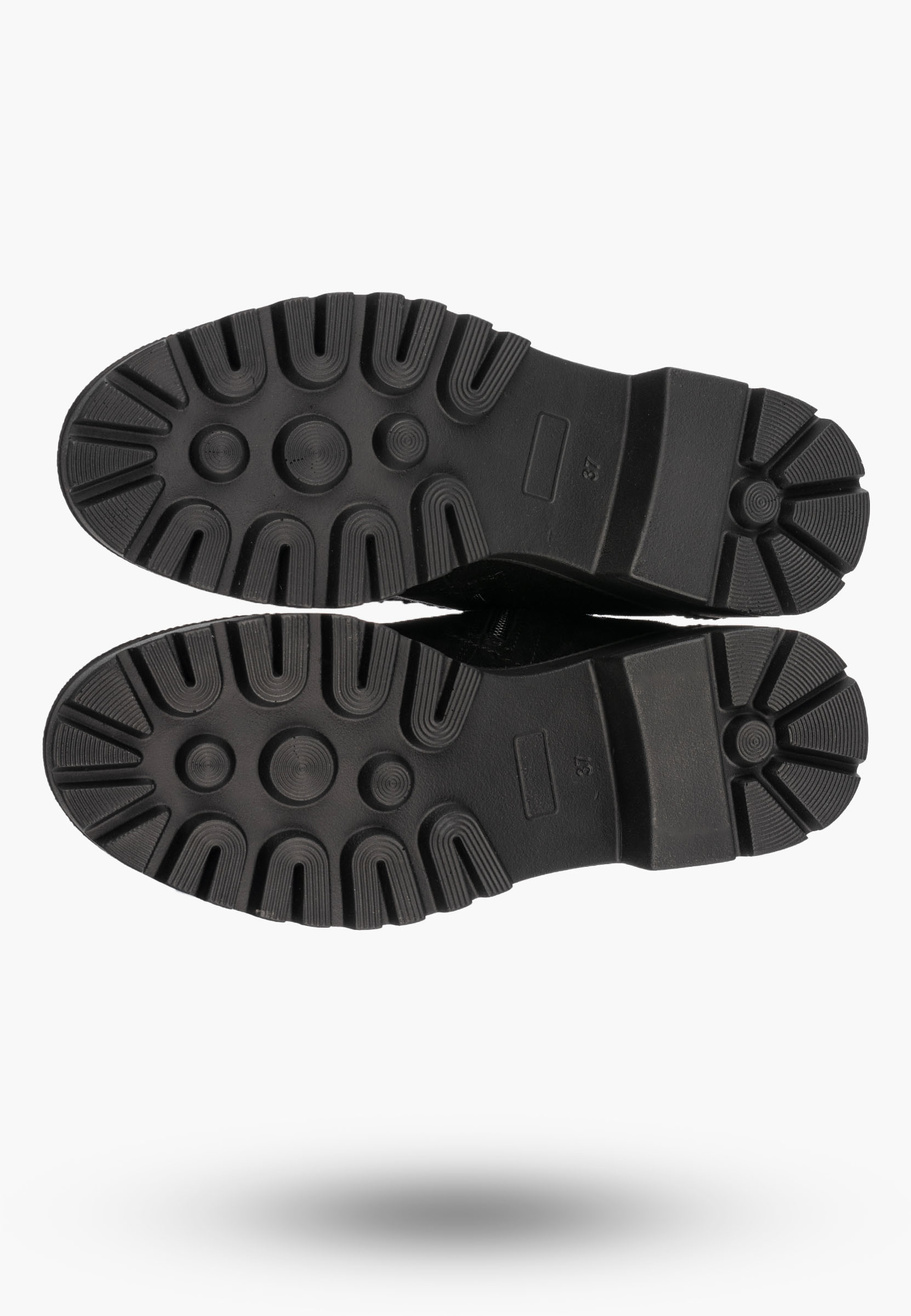 Kozaki Damskie Eleganckie Wysokie Ocieplane Buty Zimowe Czarne Lovsoka 210/4
