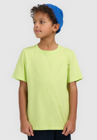 Koszulka Chłopięca 4F T-shirt Z Logo Sportowy Casual Jasny Zielony 4FJWSS26TTSHM3006