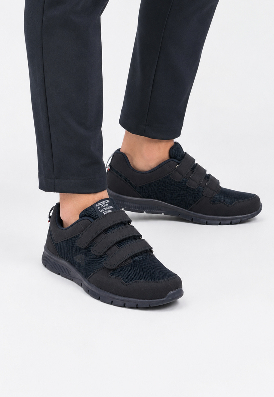 Buty Sportowe Męskie Półbuty Na Rzepy Sneakersy Granatowe American Club