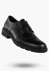 Półbuty Wizytowe Męskie Skórzane Buty Eleganckie Czarne