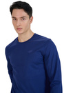 Koszulka Męska 4F Sportowa Bawełniana Longsleeve Regular Casual Granatowa 4FWMM00TLONM432