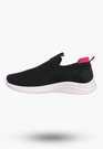 Buty Dziewczęce Sneakersy Czarne Wsuwane Tenisówki Dziecięce Z2401P