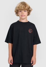 Koszulka Chłopięca 4F Oversize Bawełniana T-Shirt Casual Z Nadrukiem Czarna 4FJWAW25TTSHM2412