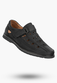 Mokasyny Męskie Eleganckie Buty Półbuty Unisoft Czarne 24MN16-8210