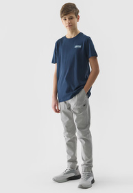 Spodnie Chłopięce 4F Casual Joggery Szare 4FJWSS24TTROM588