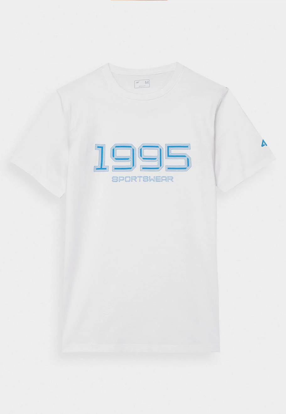 Koszulka Męska 4F T-shirt Biały Logo