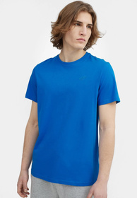 Koszulka Męska 4F Sportowy T-shirt Niebieski Regular 4FSS23TTSHM536