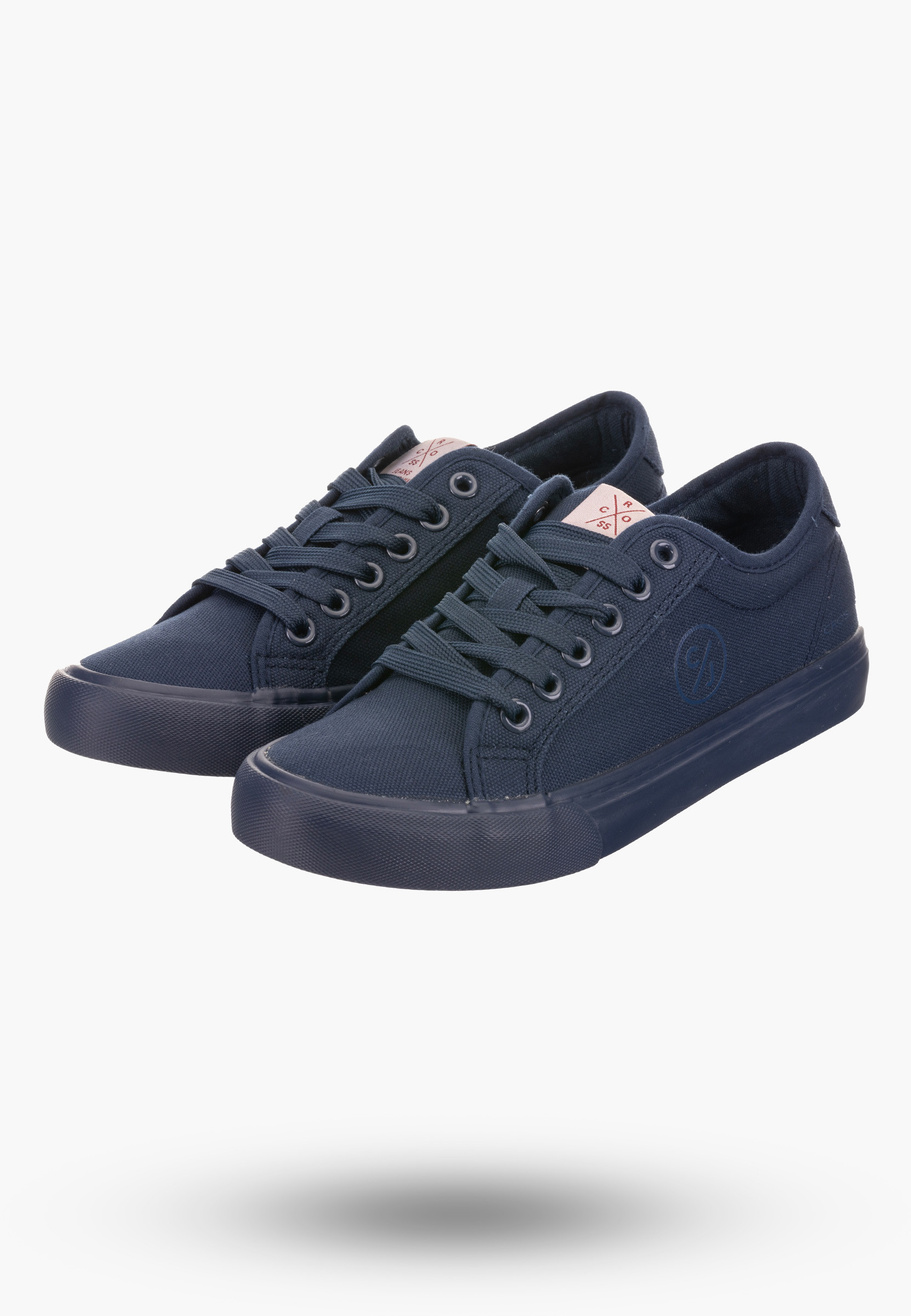 Buty Damskie Cross Jeans Trampki Granatowe JJ2R4051C