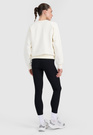 Legginsy Damskie 4F Sportowe Prążkowane Wysoki Stan Slim Czarne 4FWAW25TTIGF237