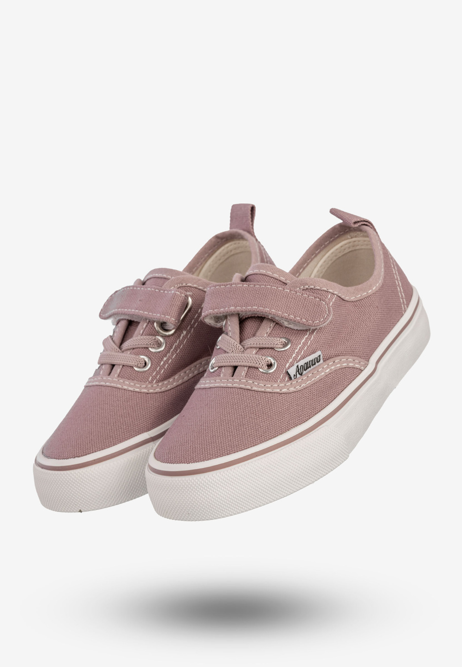 Tenisówki Dziecięce Na Rzepy Buty Sportowe Trampki Pastelowy Fiolet Apawwa RC360P