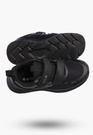 Buty Chłopięce Sneakersy Czarne Na Rzepy Sportowe Materiałowe A-521