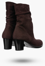 Botki Damskie Skórzane Buty Na Klocku Eleganckie Ocieplane POLSKI PRODUKT