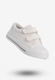 Trampki Dziecięce BIG STAR Buty Na Rzepy Białe NN374117