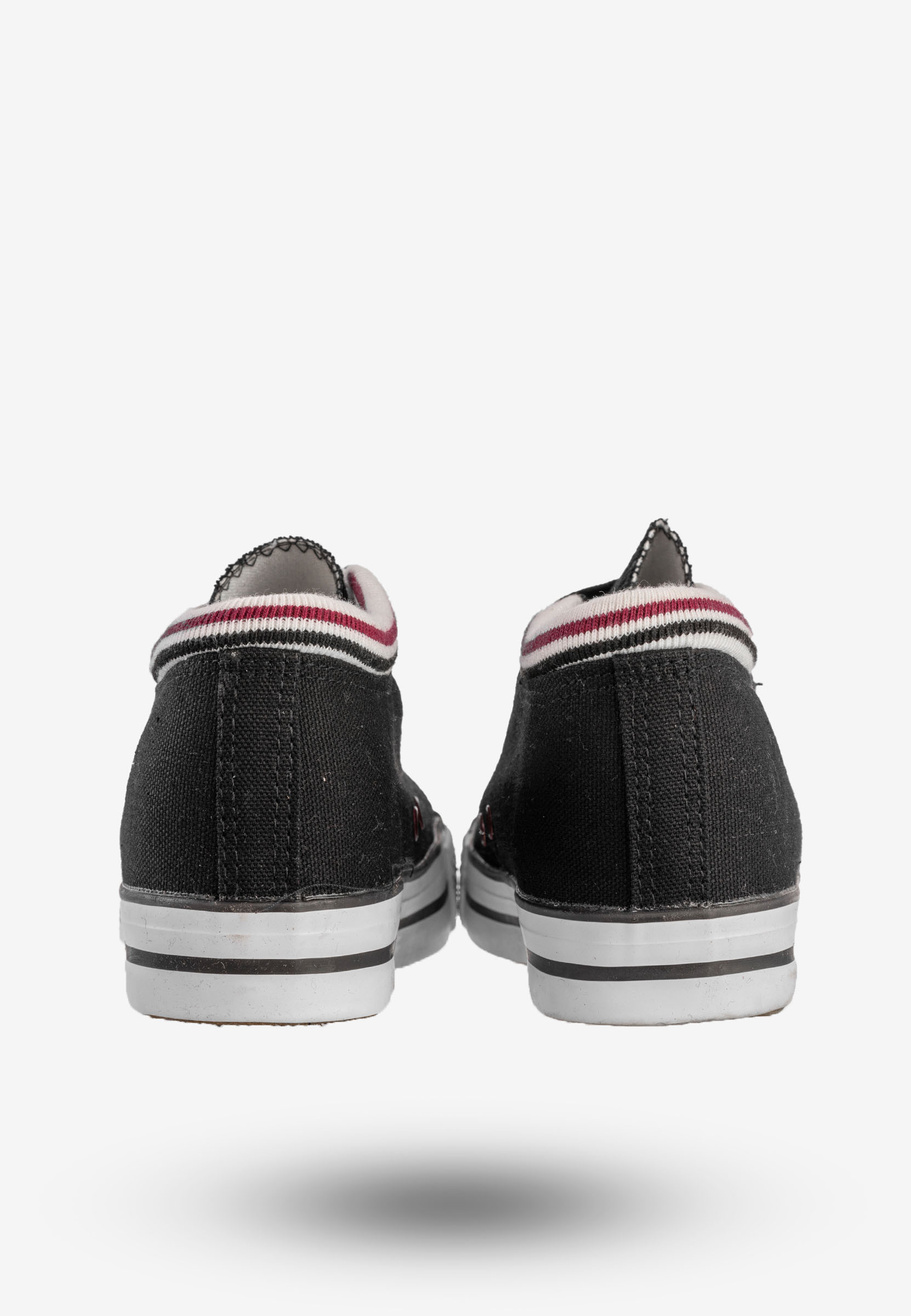 Trampki Damskie Buty Na Ukrytej Koturnie Czarne Badoxx LXC-7128