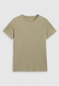 Koszulka Chłopięca 4F T-shirt Z Logo Jasna Zieleń 4FJWAW25TTSHM2399