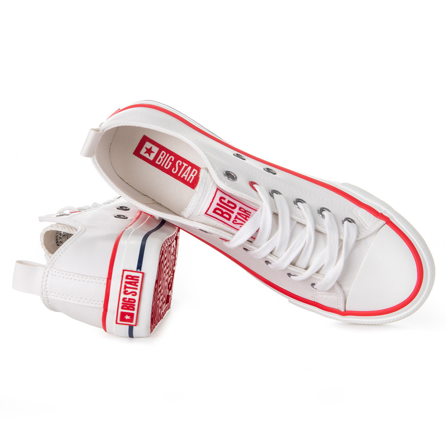 Trampki Damskie Big Star Białe JJ274130