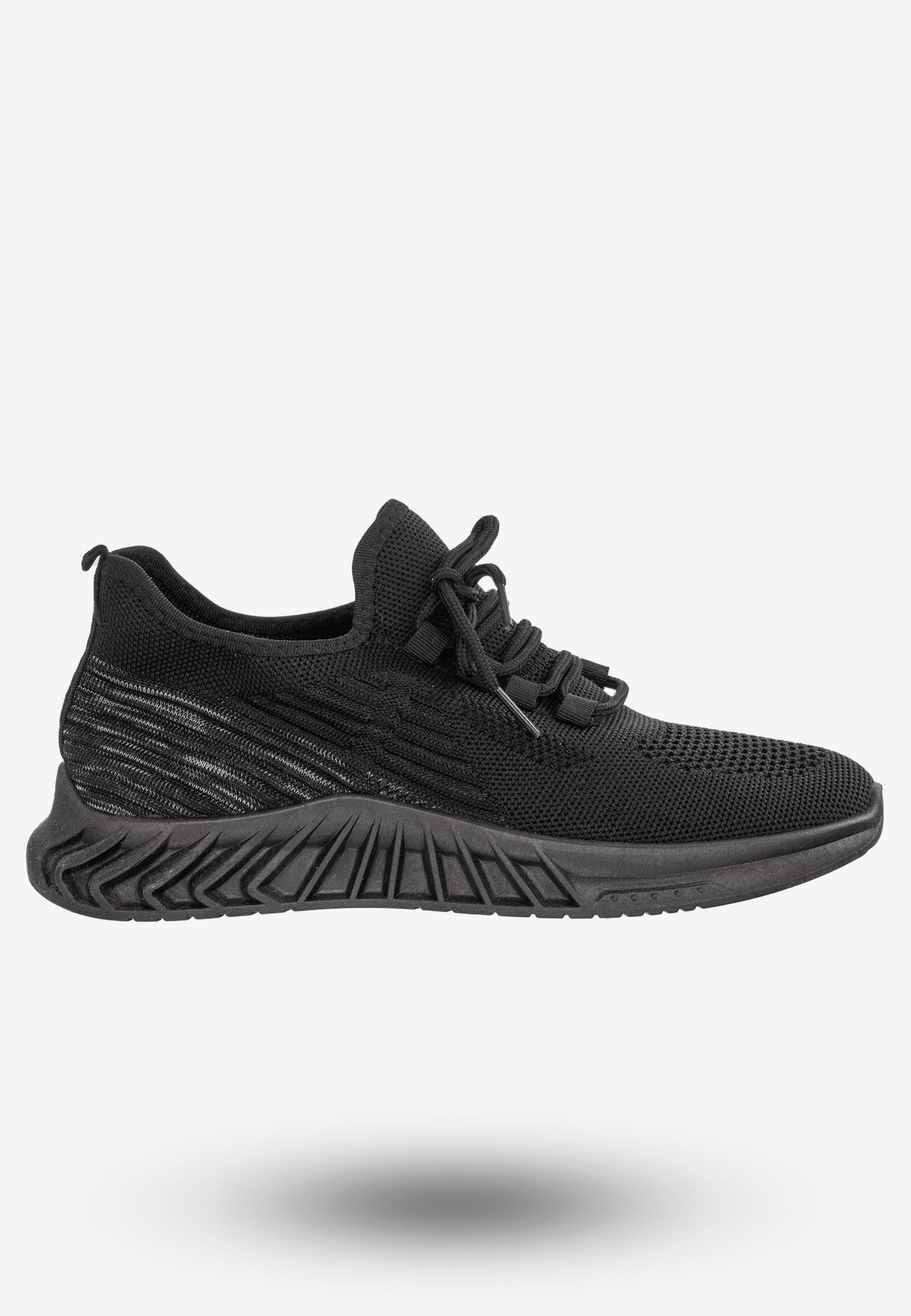 Sneakersy Męskie Buty Sportowe Do Biegania BROSPA Czarne TA02-1