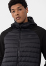 Kurtka Męska 4F Softshell Wiatroodporna Z Kapturem Czarna 4Faw21TSOFM096