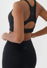 Spodnie Damskie 4F Sportowe Szybkoschnące Treningowe 7/8 Czarne 4FWSS26TFTIF419