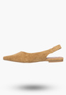 Baleriny Damskie Slingback Buty z odkrytą piętą Eleganckie Camel