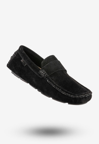 Mokasyny Męskie Skórzane Buty BIG STAR Eleganckie Czarne RR174049