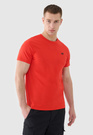 Koszulka Męska 4F T-shirt Basic Regular Czerwony 4FWMM00TTSHM2256