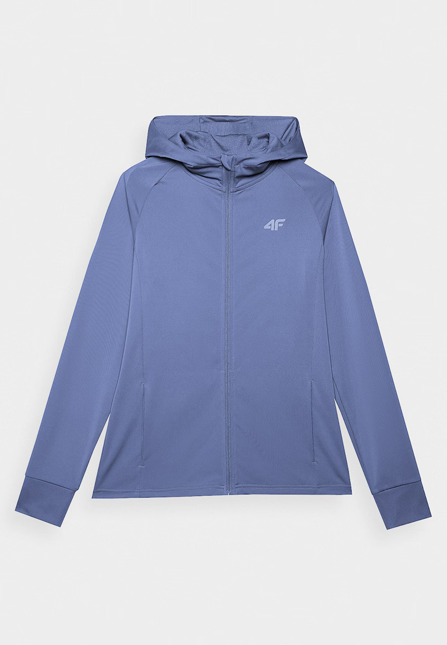 Bluza Damska 4F Sportowa Rozpinana Szybkoschnąca Treningowa Granatowa 4FWSS24TFSWF270