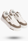Sneakersy Damskie BIG STAR Buty Sportowe Beżowe OO274A151
