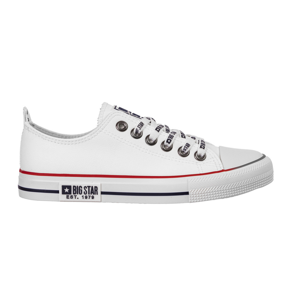 Trampki Męskie Big Star Białe KK174046