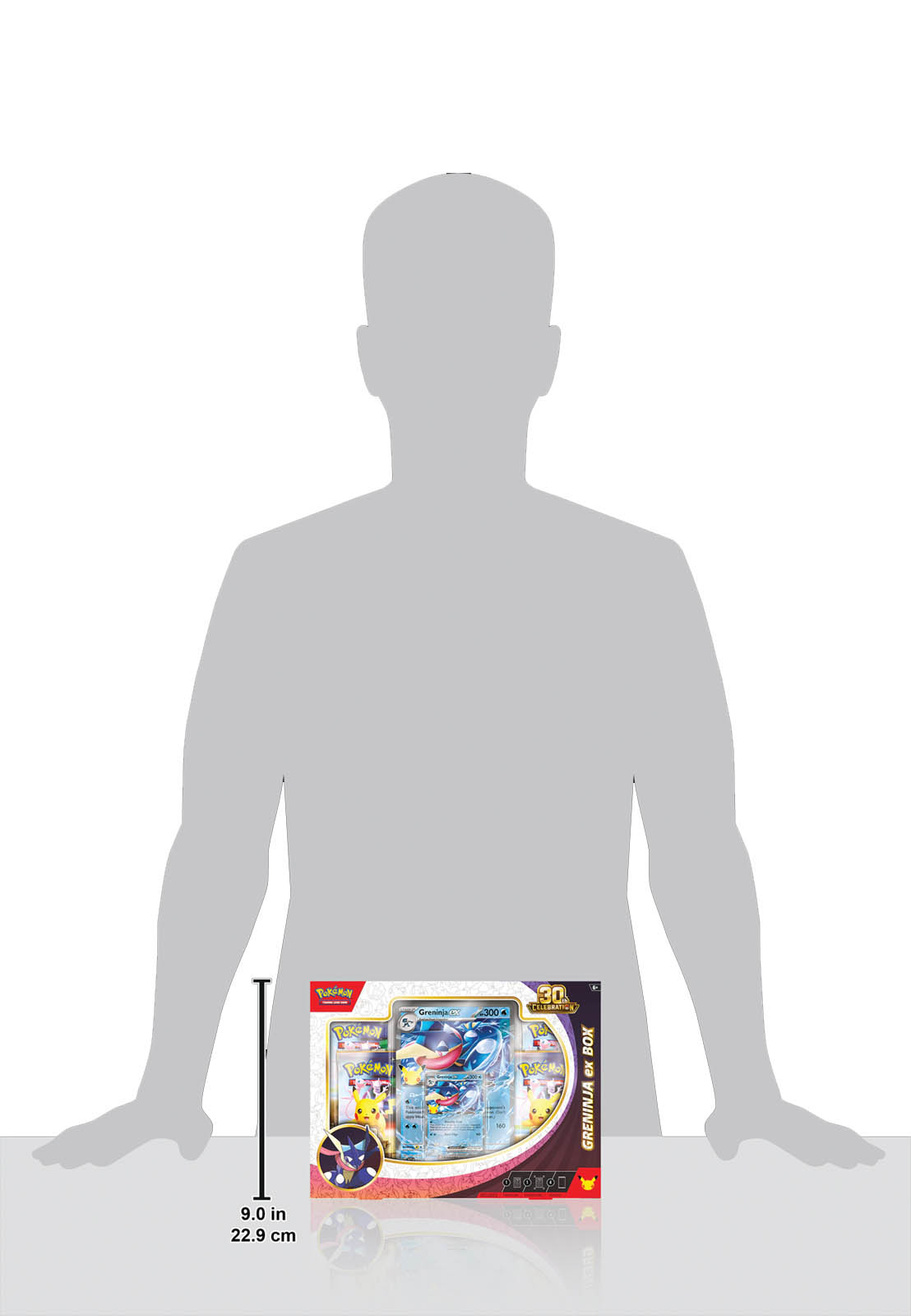 Pokémon TCG 30th Celebration Greninja ex Box 4 boostery karta promo Jumbo 2026