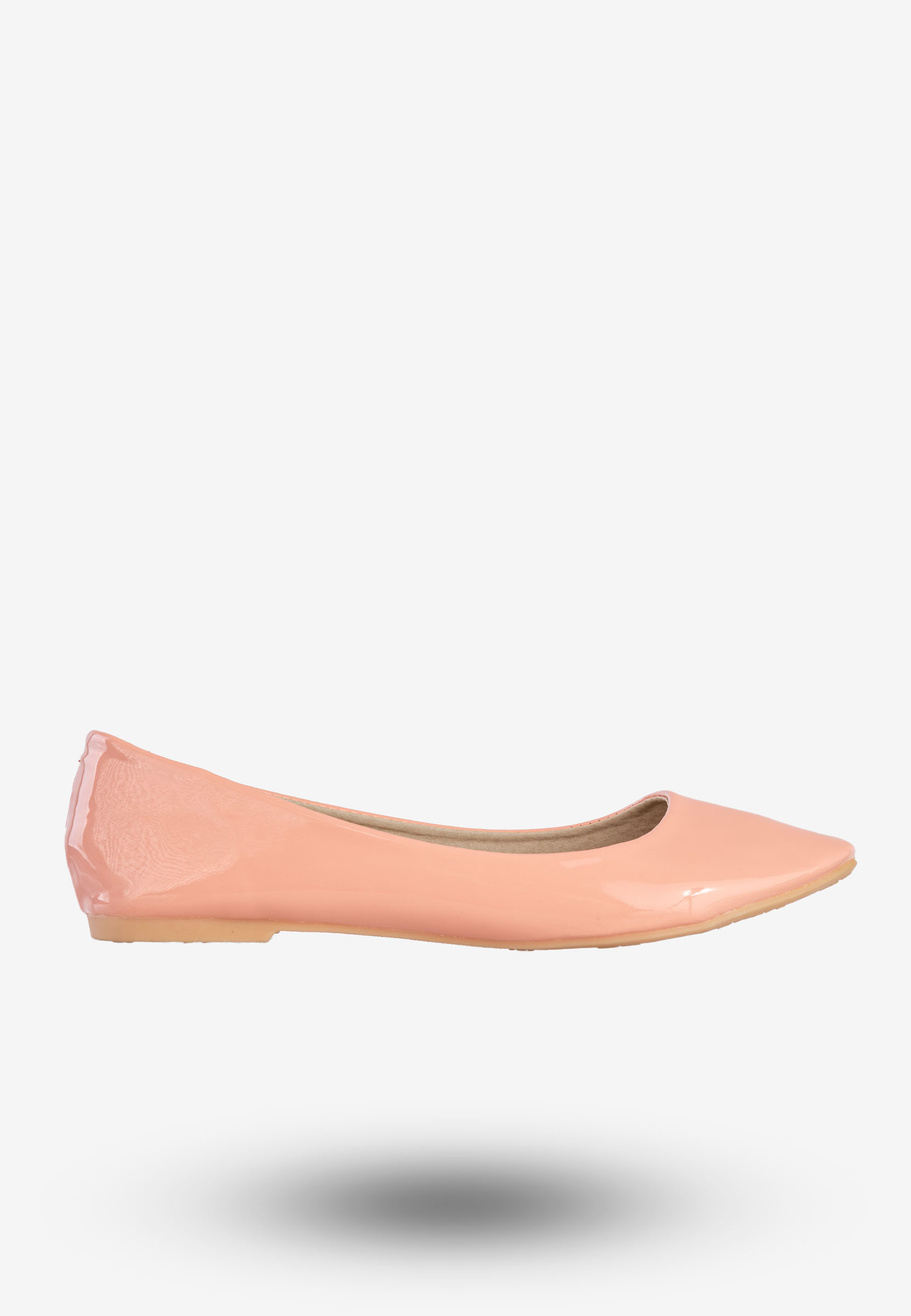 Baleriny Damskie Ekoskóra Buty Półbuty Różowe Goodin GD-16-3200