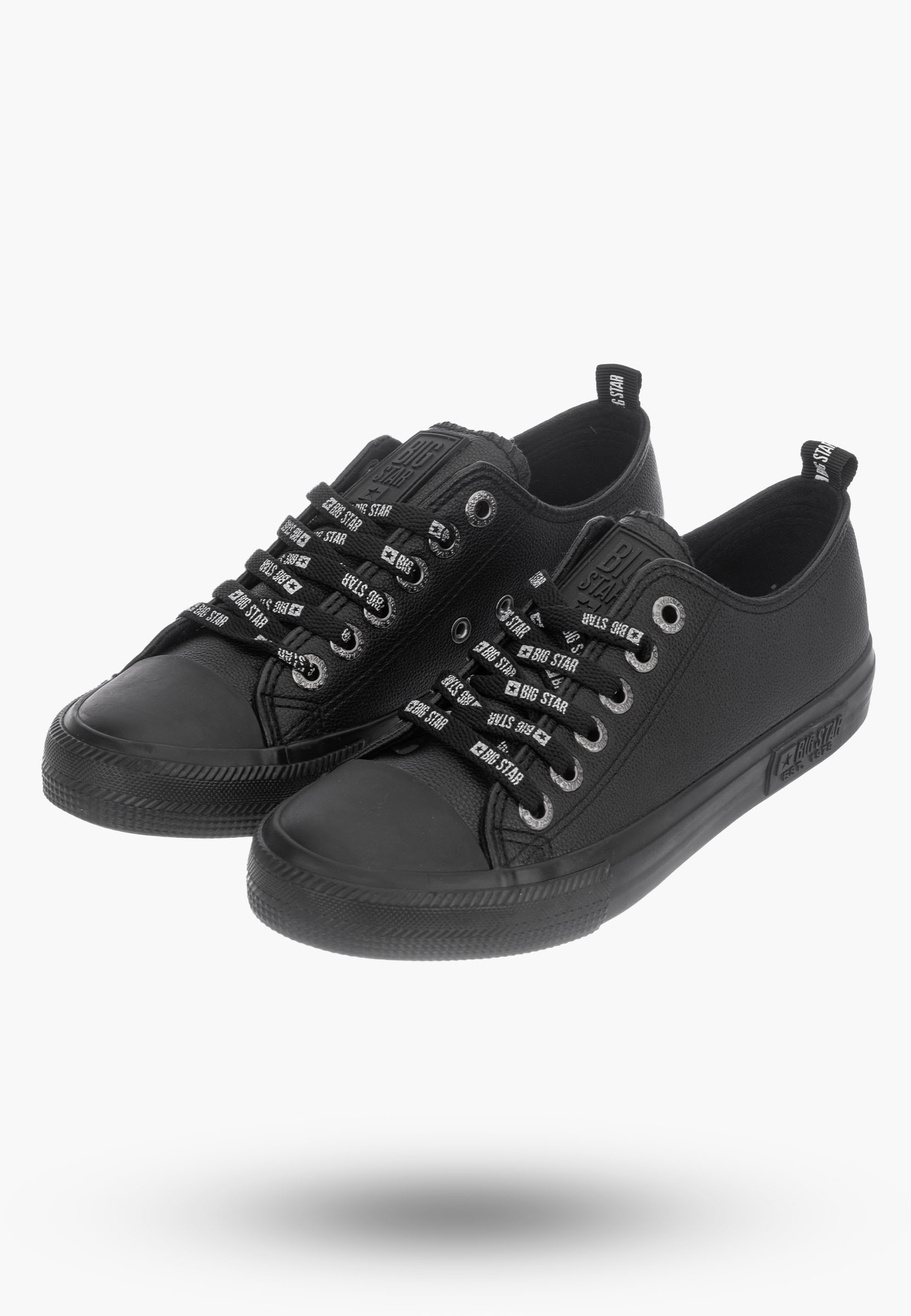 Trampki Damskie Big Star Czarne niskie KK274106