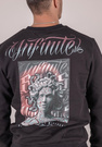 Bluza męska bez kaptura z nadrukiem INFINITE M3280
