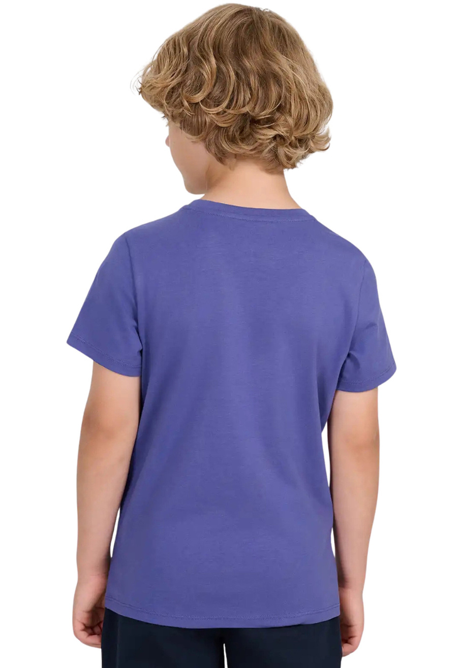 Koszulka Chłopięca 4F T-shirt Z Logo Niebieski 4FJWAW25TTSHM2399