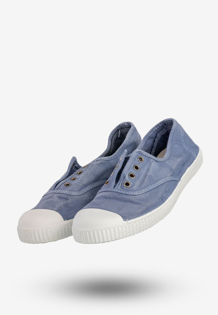 Trampki Damskie BIG STAR Wsuwane Buty Na Co Dzień Niebieskie Y273002