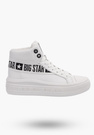 Trampki Damskie Wysokie BIG STAR Białe MM274009