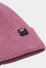 Czapka Uniseks 4F Sportowa Zimowa Beanie Dzianinowa z Pomponem Różowa 4FWAW24ACAPU472