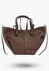 Torebka Damska BIG STAR Ekoskóra Elegancka Torba Shopper Brązowa SS574001