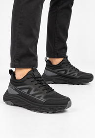 Sneakersy Męskie BIG STAR Ocieplane Półbuty Sportowe Casual Czarne UU174060