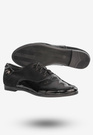 Półbuty Damskie Buty Eleganckie Ze Skóry Ekologicznej Czarne 126/250