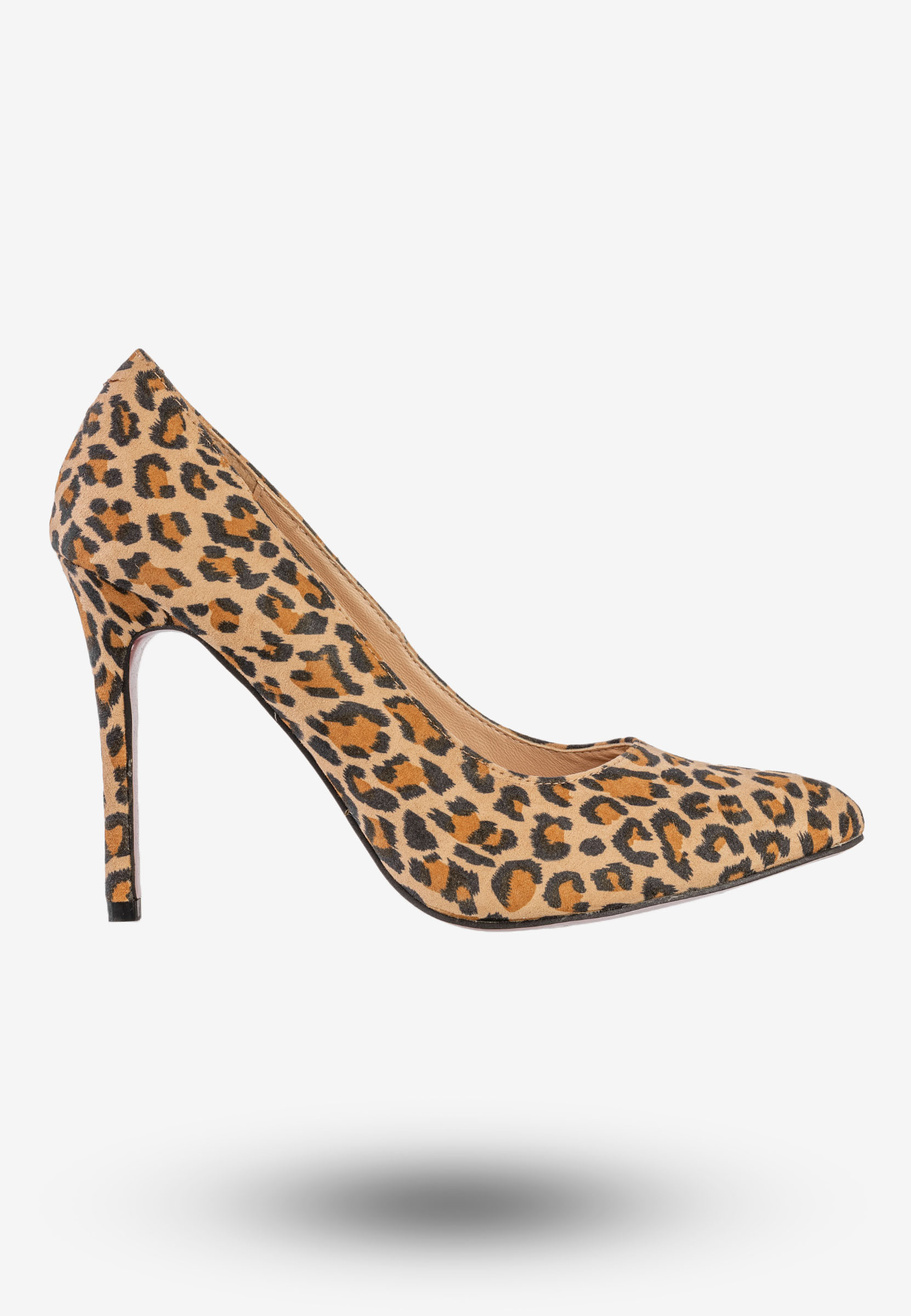 Szpilki Damskie Buty Na Obcasie W Panterkę Modne Vices E332-14A