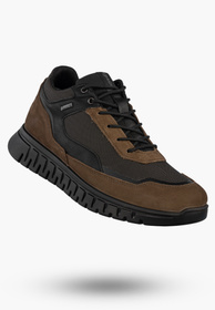 Sneakersy Męskie Skórzane Buty Wodoodporne Sportowe Brązowe IGI&CO 8619322