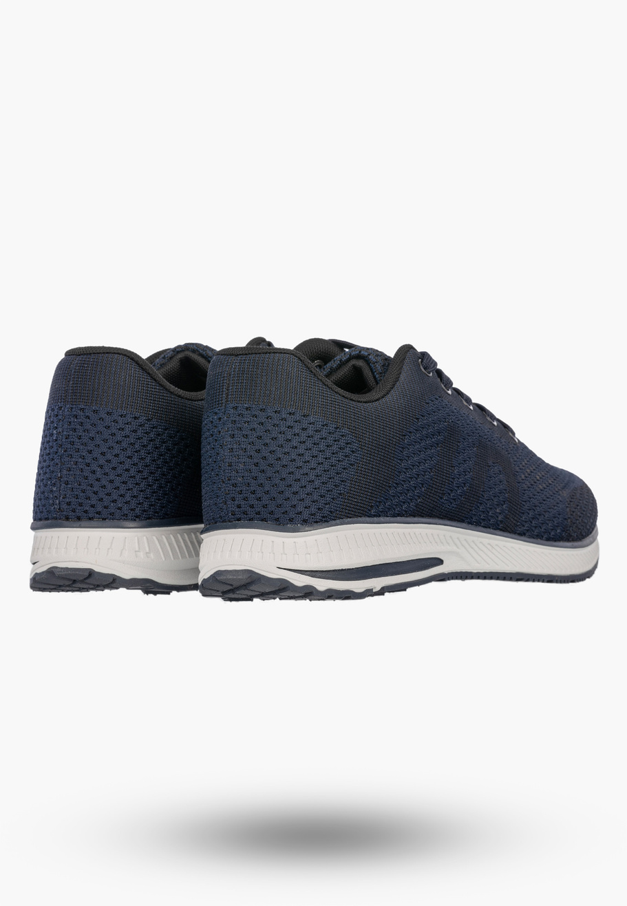 Sneakersy Męskie Buty Sportowe Lekkie Niskie Półbuty Granatowe DK FLAXER