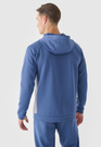 Bluza Męska 4F Rozpinana Sportowa Treningowa Niebieska 4FWAW24TFSWM405