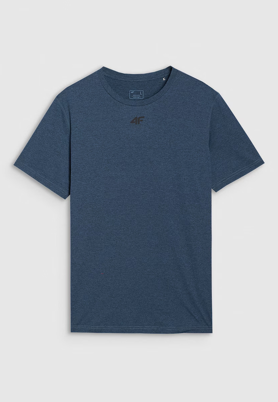 Koszulka Męska 4F T-shirt Treningowy Szybkoschnący Granatowy 4FWAW25TFTSM1522