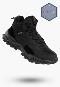 Buty Męskie BIG STAR Skórzane Trekkingowe Trzewiki Czarne SS174096
