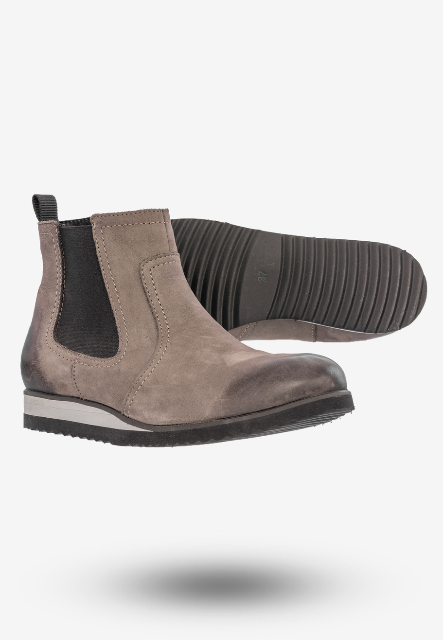 Botki Damskie Buty Skóra Naturalna Brązowe Rammit 1040/5
